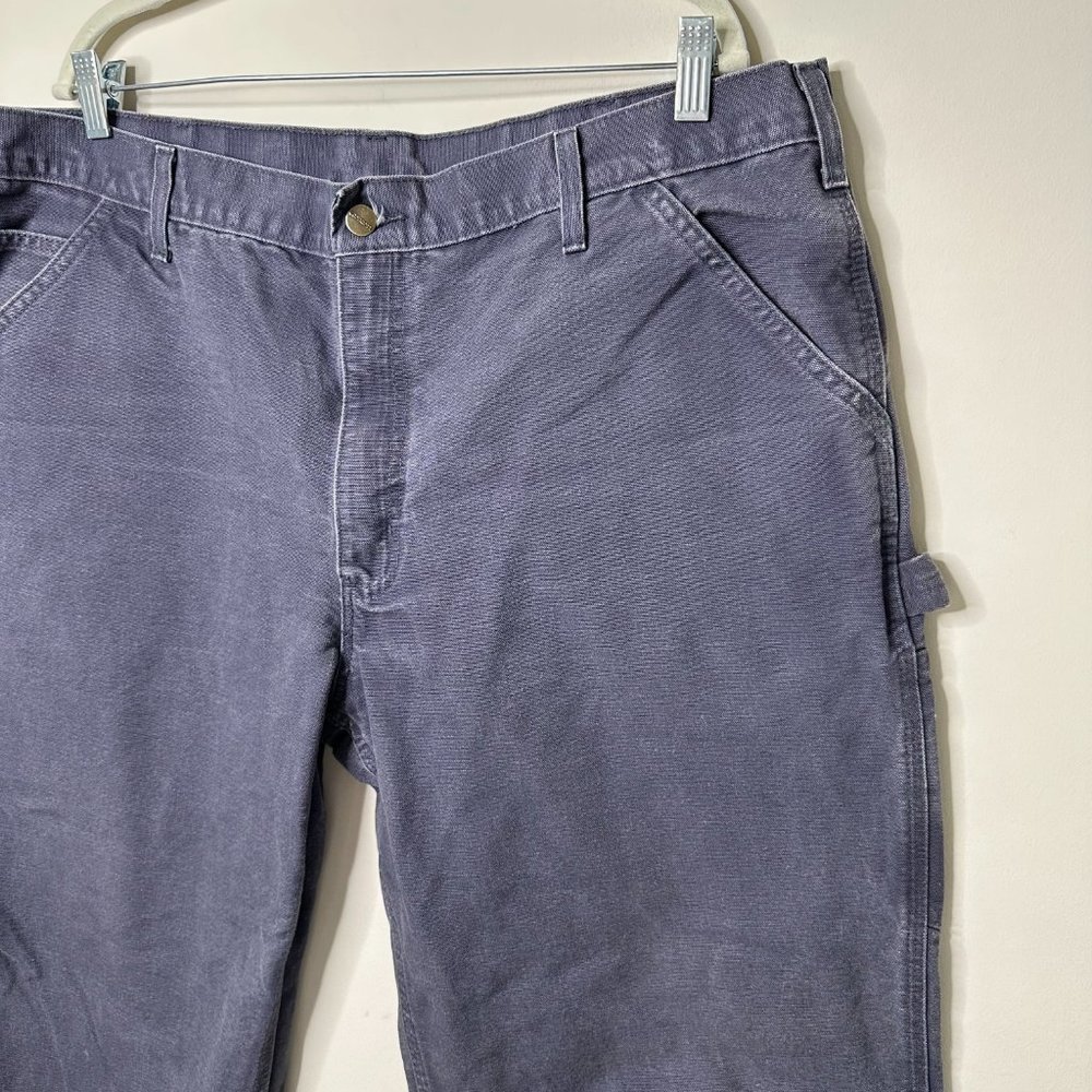 Carhartt Duck Canvas Dungaree Carpenter Work Pant… - image 2